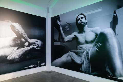Activación Gillette Labs BODY, evento producido por DBOX events